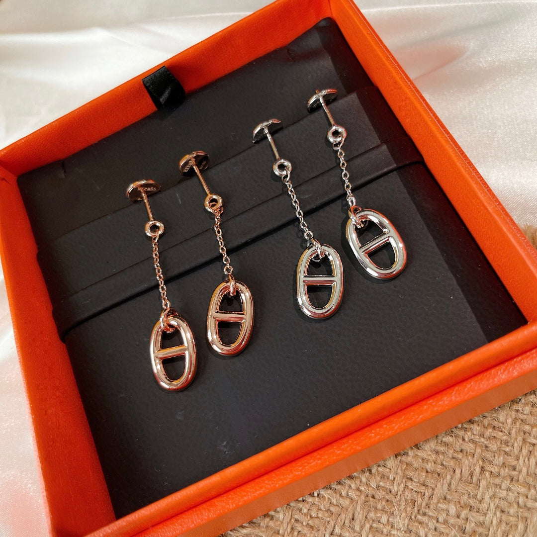 [Luxery]CHAINE TASSEL EARRINGS