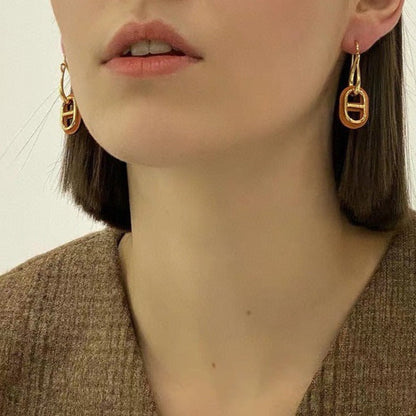 [Luxery]HM O'MAILLON GOLD EARRINGS