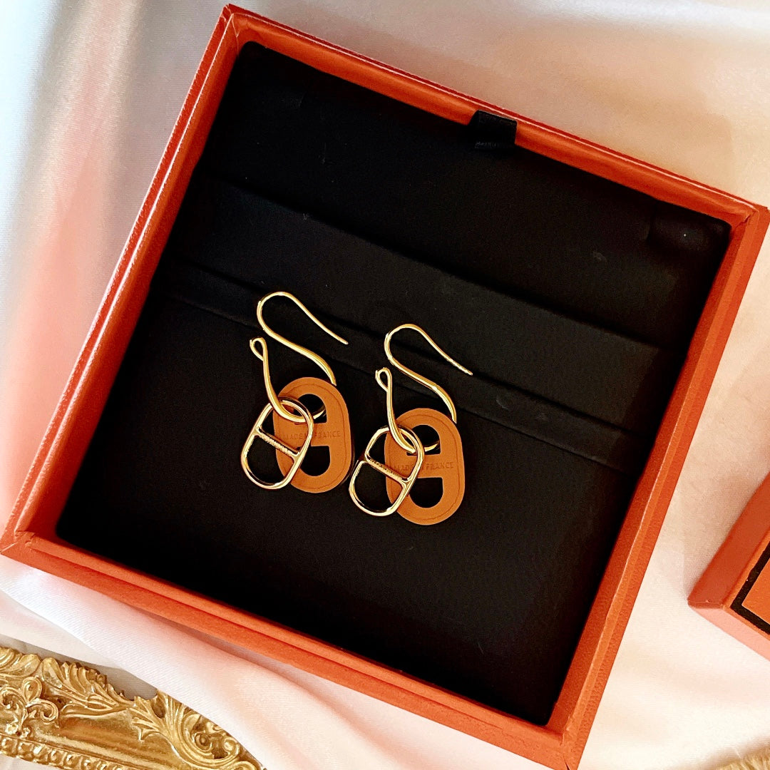 [Luxery]HM O'MAILLON GOLD EARRINGS