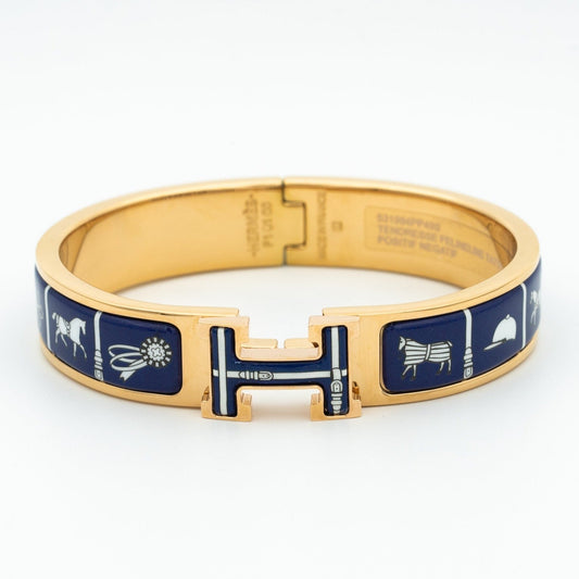 [Luxery]H BRACELET BLUE CERAMIC
