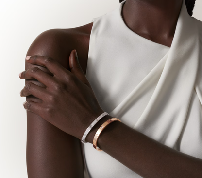 [Luxery]NEW-LOVE-4.8MM-Width Diamond-Studded Bracelet
