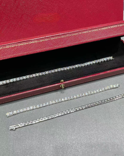 [Luxery jewelrys]TENNIS BRACELET WITH FULL DIAMOND SETTING