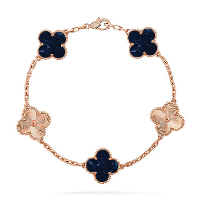 [Luxery]CLOVER 5 MOTIF PIETERSITE BRACELET COLLECTION
