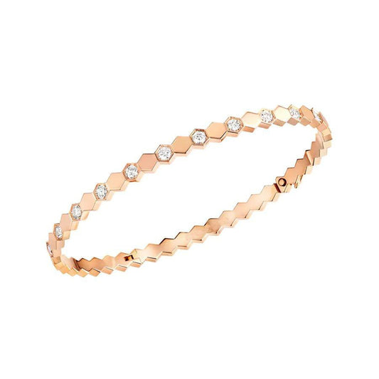 [Luxery]BEE LOVE PINK GOLD DIAMOND BRACELET