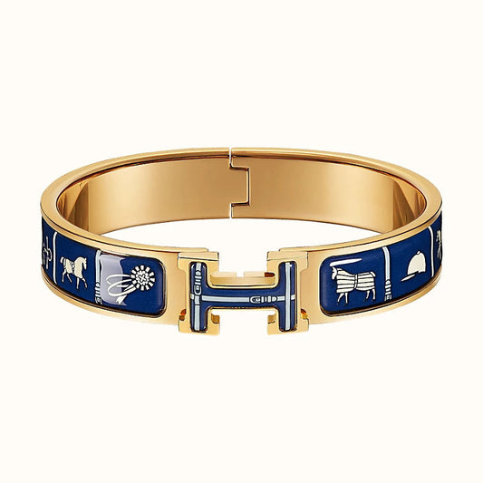 [Luxery]H COUVERTURES DARK BLUE BRACELET