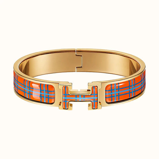 [Luxery]H TARTAN BRACELET 12MM