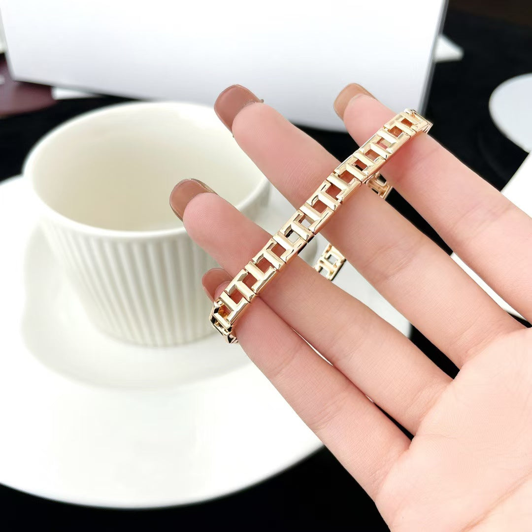 [Luxery jewelrys]TF CHAIN BRACELET