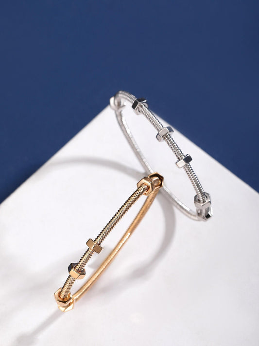 [Luxery jewelrys]CT THREADED BRACELET