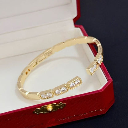 [Luxery jewelrys]LOVE DIAMOND OPEN  BRACELET