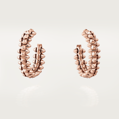 [Luxery]CLASH SMALL HOOP EARRINGS