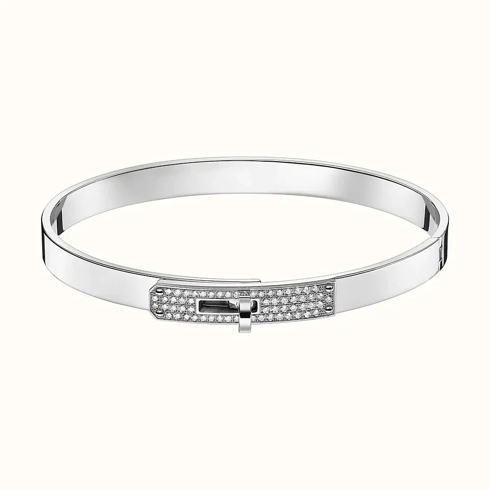 [Luxery]KELLY SILVER DIAMOND BRACELET
