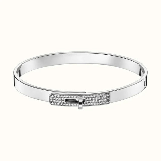 [Luxery]KELLY SILVER DIAMOND BRACELET