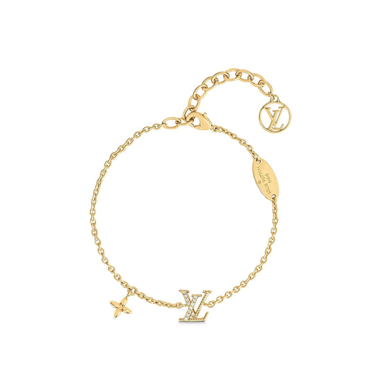[Luxery]LOGO STAR MOTIF GOLD BRACELET