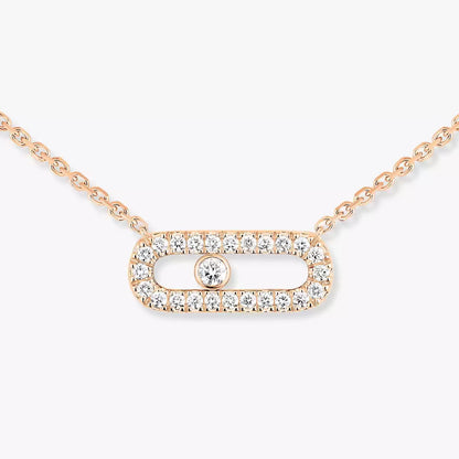 [Luxery]Diamond Necklace Move Uno