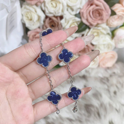 [Luxery]CLOVER 5 MOTIF PIETERSITE BRACELET COLLECTION