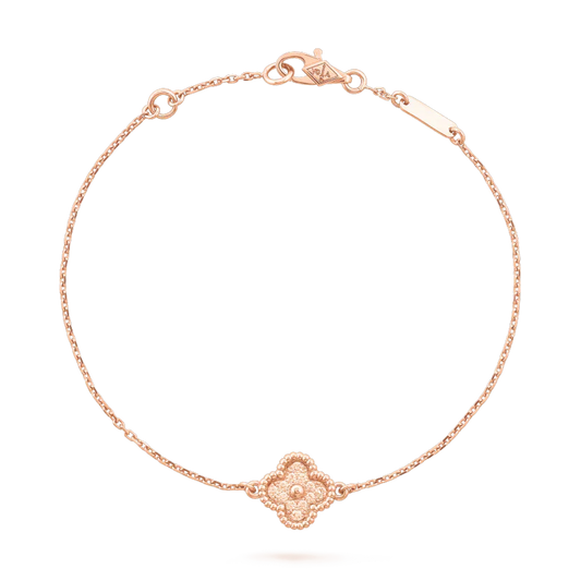 [Luxery]CLOVER SINGLE FLOWER BRACELET